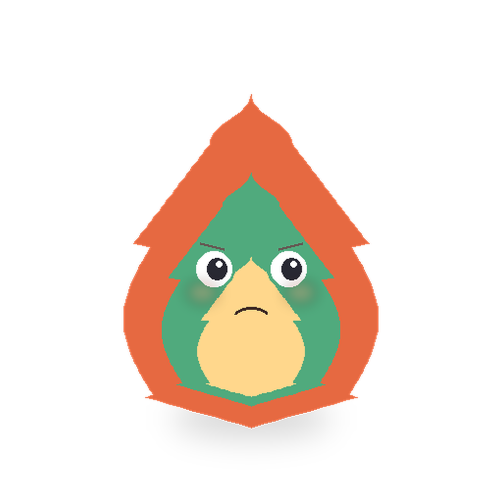 Ember, the Flare mascot, keeping watch